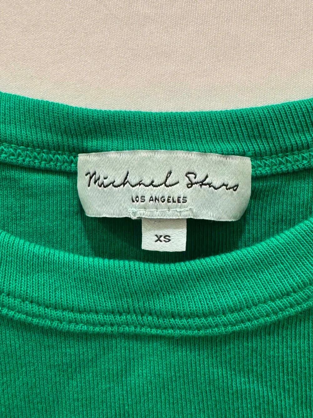 Michael Stars Women Green Ribbed Camisole Size XS